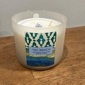 Tiki beach 3 wick candle